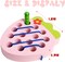 Wooden Lacing Toys for Toddlers, Baby Toys Strawberry Threading Toys Learning Fine Motor Skills,Montessori Sensory Educational Toys Wooden Block Puzzle Travel Toys for 1 2 3 Years Old Baby Boys Girls